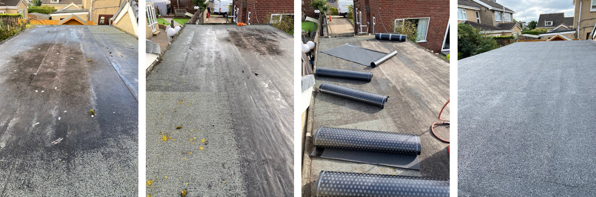 Bitumen felt roof install Rotherham