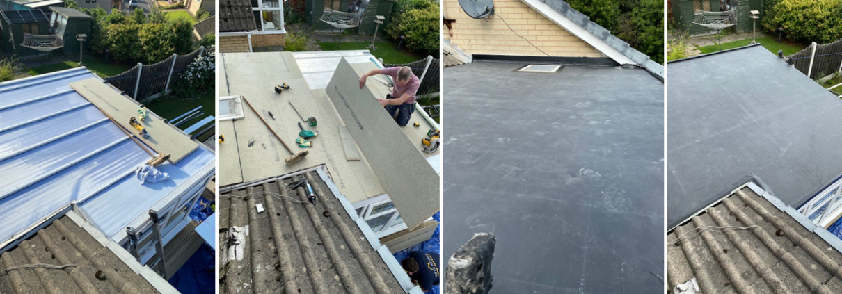 flat rubber roof rotherham