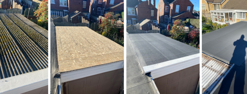 garage roof replace and install Rotherham