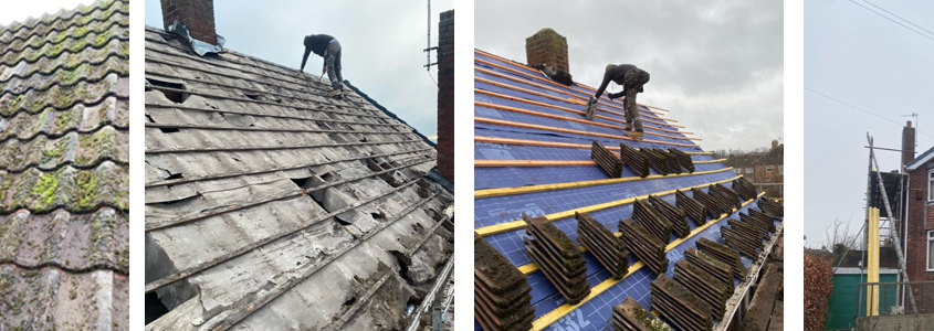 Replace roof tiles Rotherham