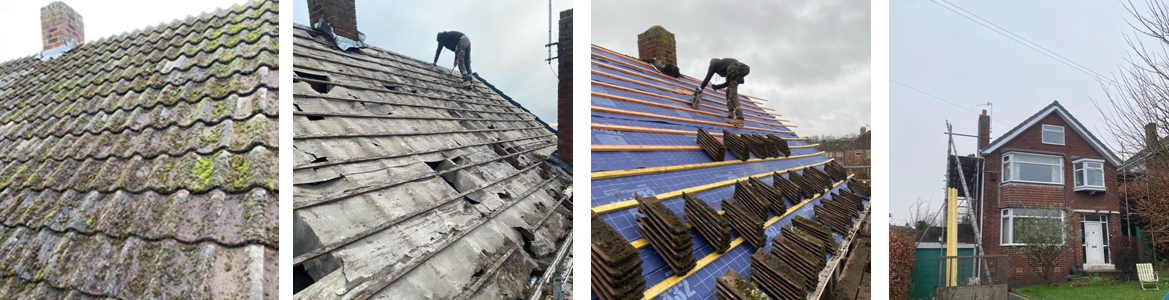 Replace roof tiles Rotherham