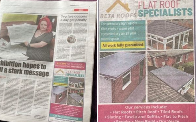 Found in the local paper