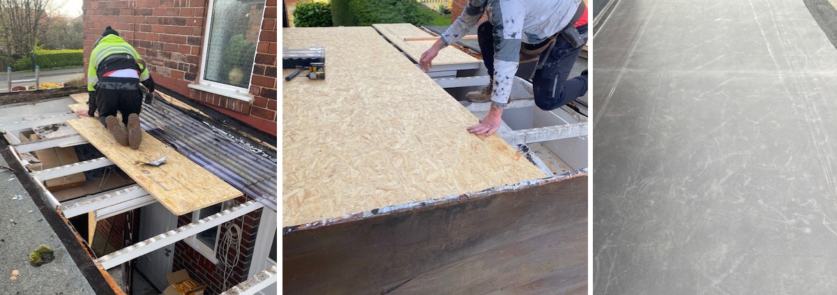 Flat rubber roof install Rotherham